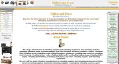 Desktop Screenshot of bullets-brass.com